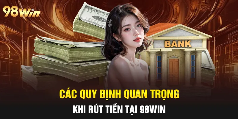 RÚT TIỀN 98WIN NHANH CHÓNG, AN TOÀN BẰNG NHIỀU PHƯƠNG THỨC 5 Các quy định quan trọng khi rút tiền tại 98win