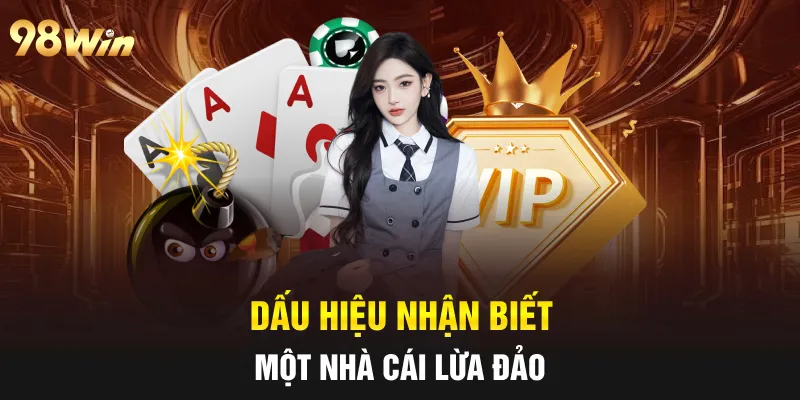 TIN ĐỒN 98WIN LỪA ĐẢO KHIẾN CỘNG ĐỒNG HOANG MANG NĂM 2025 6 Dấu hiệu nhận biết một nhà cái lừa đảo không uy tín